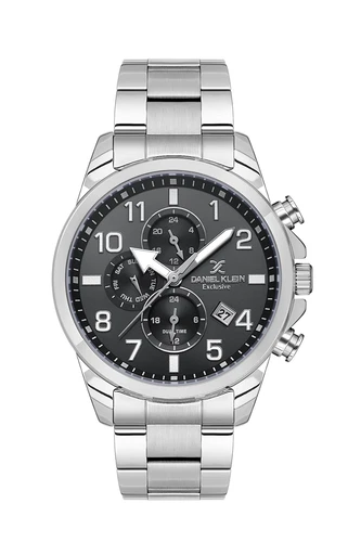 Daniel Klein Exclusive Men Black/Silver Watch