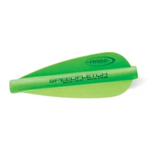 NASP SPEEDFLETCH - 3 VANES - GREEN - 12 PACK