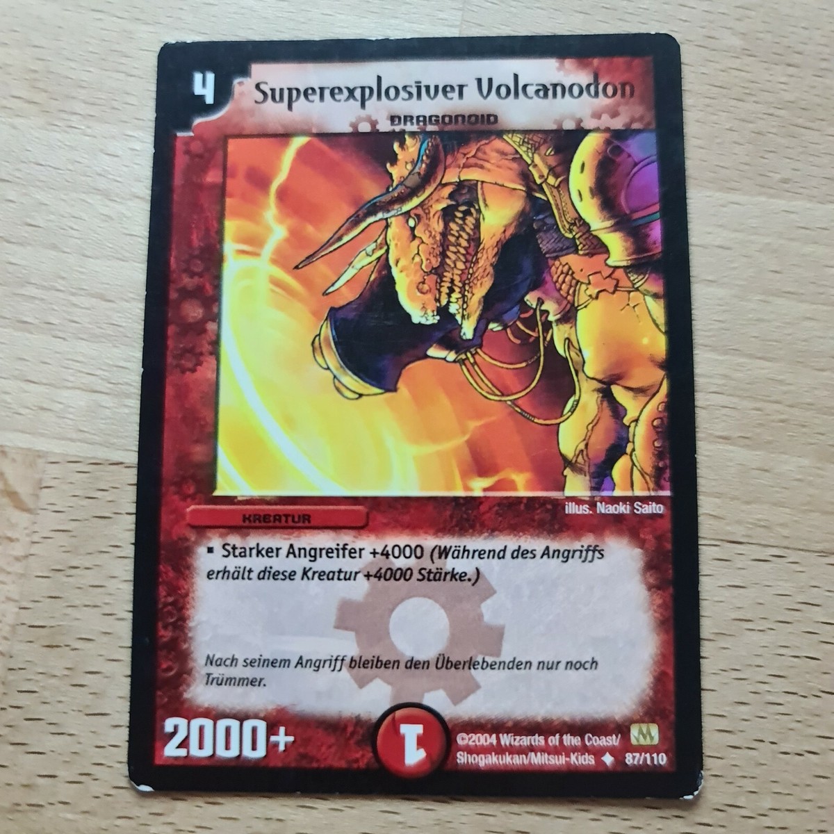 英語版デュエルマスターズ Super Explosive Volcanodon Super Explosive Volcanodon (×4) Duel Masters DM01 Tcg | GERMAN