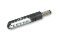 Koso LED Lauflicht-Blinker Electro, Schwarz, GetöNtes Glas, E-GeprüFt