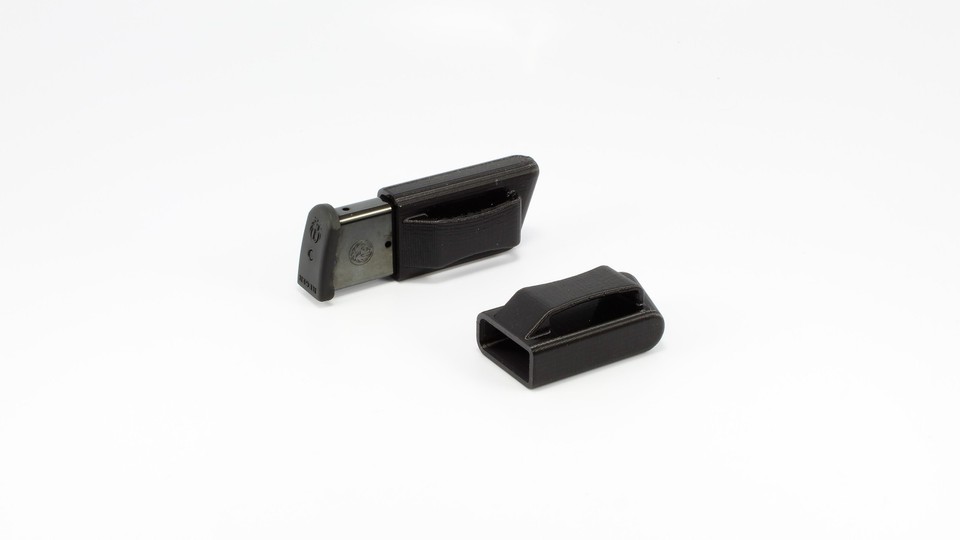 Magazine Pouch For Taurus G2S 9mm – Right Hand Shooter, Belt Mount Up To 1.5", 3D Printed, Black-1078208