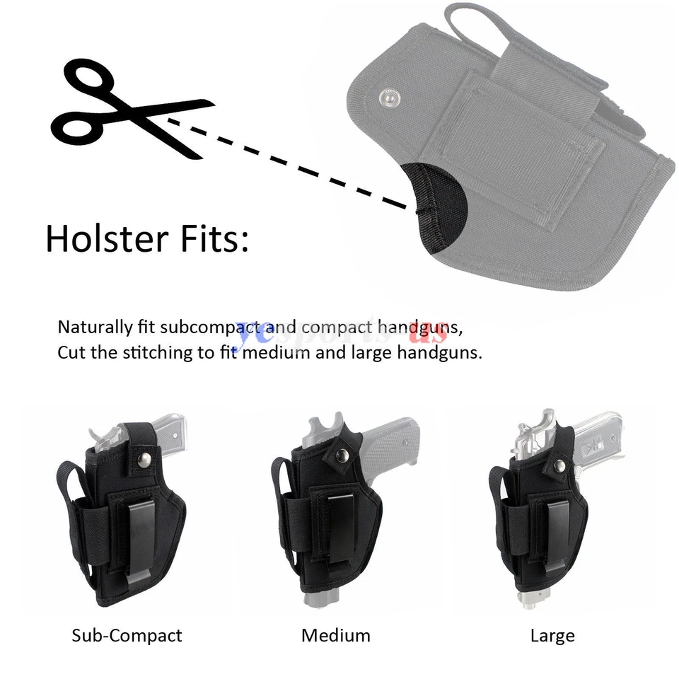 Universal Vehicle Mount Car Truck Handgun Pistol Conceal Ambidextrous Holster - Image 3 of 4