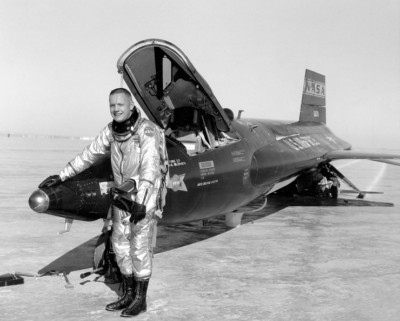Test Pilot Neil Armstrong X-15 Rocket Powered Aircraft ship #1  8''x 10'' Photo 79