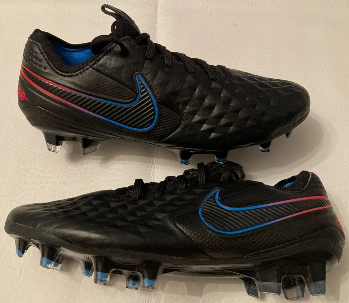 Nike Tiempo Legend 8 Elite FG Black Siren Red Photo Blue for Sale