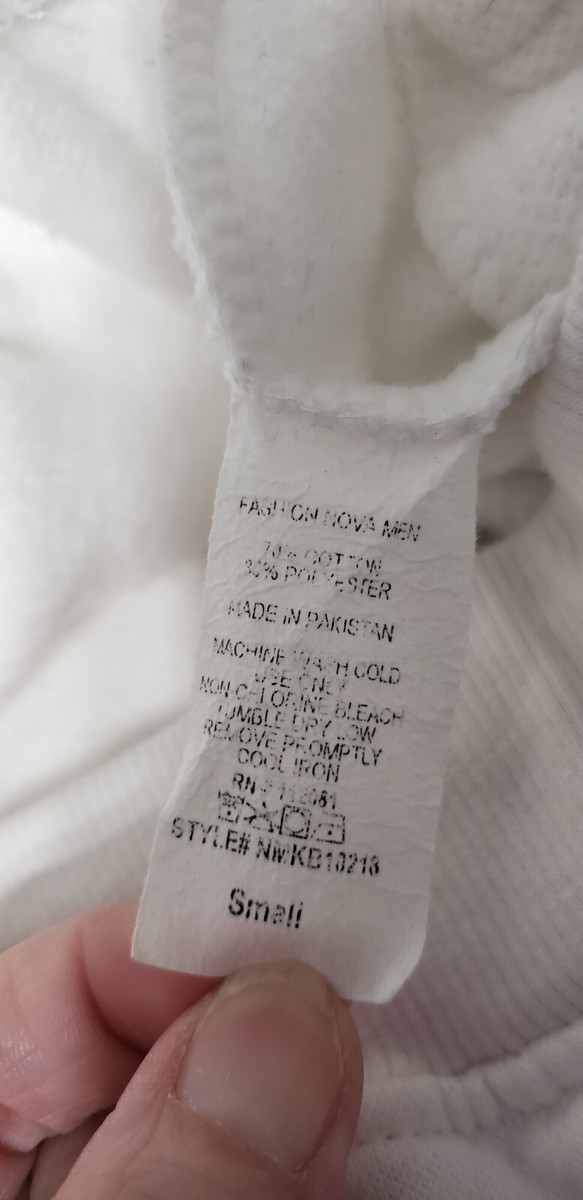 い NovaMen White Pullover Jogger Sweat Suit Sz. small | eBay