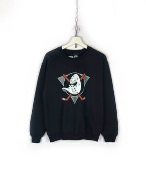 NHL The Mighty Ducks Sweatshirt Pullover Gr.S schwarz