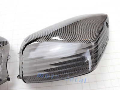 Front + Rear Turn Signals with Bulb Lens Cover For 2006-2020 Ninja