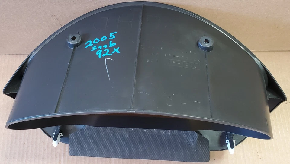 2005 05 Saab 9-2X 92x Instrument Speedometer Cluster Bezel Trim Panel OEM Black Foto 4 de 4