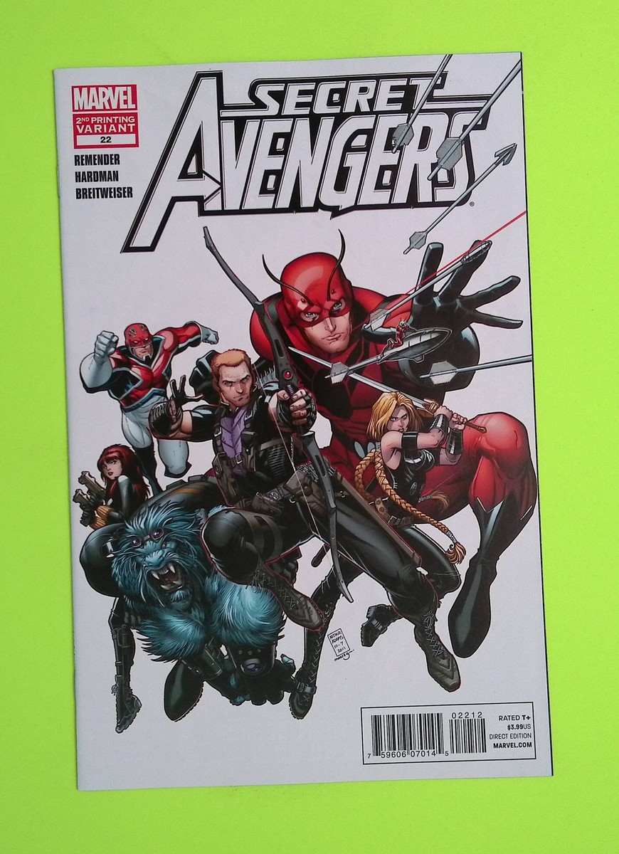 Secret Avengers #22 - 2nd print Vol. 1 2012 Marvel Comics Variant