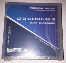Brand new Tandberg Data LTO Ultrium 3 Data Cartridge 400/800GB 1/2"