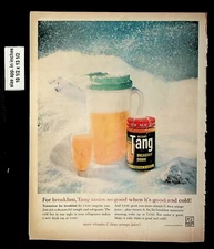 1961 Tang Instant Breakfast Drink Vintage Print Ad 19189