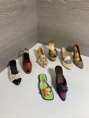  Just the Right Shoe  Lot by Raine: Pearl Mule, Afternoon Tea, Leopard Stiletto