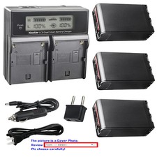 Kastar LCD Dual Fast Charger Battery for Sony BP-U90 BP-U90 BC-U1  Sony PMW-150