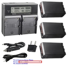 Kastar LCD Dual Fast Charger Battery for Sony BP-U90 U96 BC-U1 U2 Sony XDCAM EX