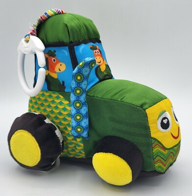 John Deere Traktor Stoff Baby Spielzeug Kleinkind Clip & Go Tomy Lamaze
