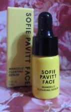 SOFIE PAVITT FACE Mandelic Acid Exfoliating & Clearing Serum 3mL Trial Sz NEW