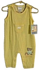 Carters Baby Infant Boy Girl 6-9 M Romper 1 piece JOY IS MY FIRST TEDDY Yellow