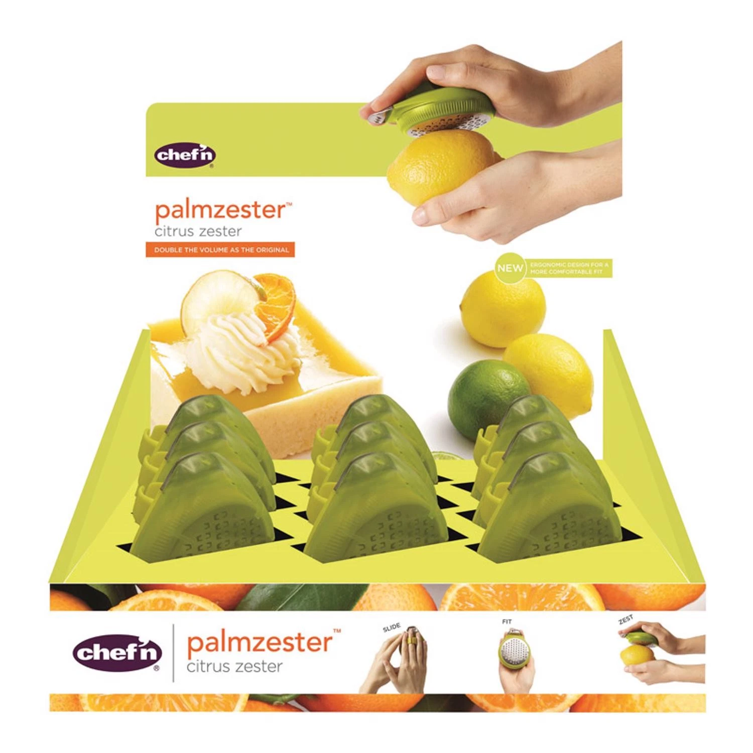 Chef'n Palmzester Green Plastic Citrus Zester (Pack of 9)
Opens in a new window or tab
