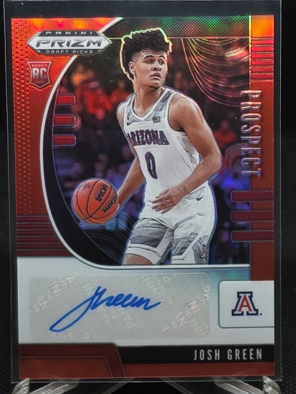 2020-21 Panini Prizm Draft Picks JOSH GREEN RC Red Prospect Autograph #'d /199