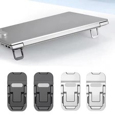 2PCS Foldable Laptop Stand Invisible Adhesive Adjustable Notebook Riser