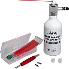 Refillable Non Aerosol Compressed Air Spray Bottle- Pressurized Sprayer, Aluminu