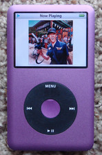APPLE IPOD CLASSIC 5.5 GEN WOLFSON DAC 128GB SD SSD METAL FRONT 2000mAh BATTERY