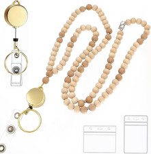 Retractable Lanyards for ID Badges and Keys,Teacher Lanyard with ID Holder Cute