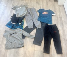Nike Medium Boys Lot 3 Pants 2 Shorts 1 Long Sleeve Shirt 1 Short Sleeve Shirt