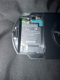 BLACK Sony PSP 3000 System w/ Charger, Battery, 2 Games