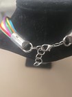 Multicolor Strand Necklace With Silver Beeds Boho Tribal — photo 6