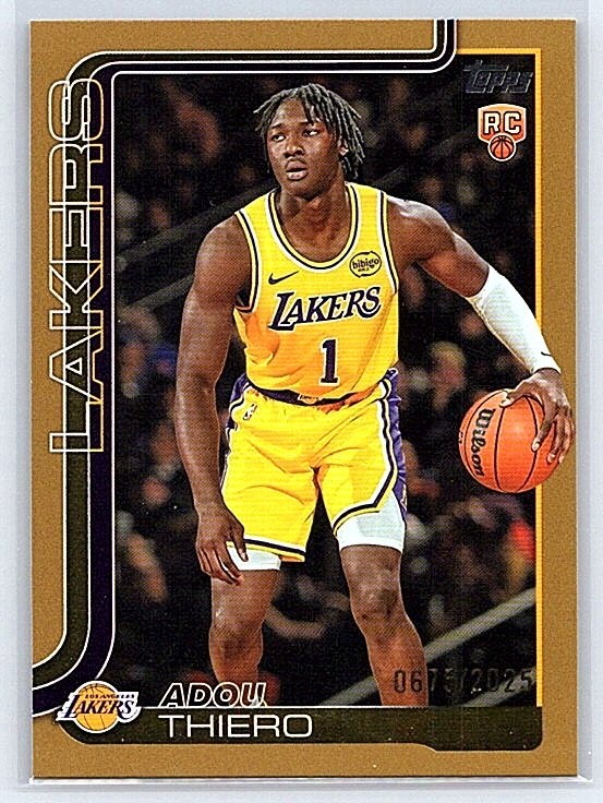 2025-26 Topps - Adou Thiero #236 Gold /2025 (RC) (360U)