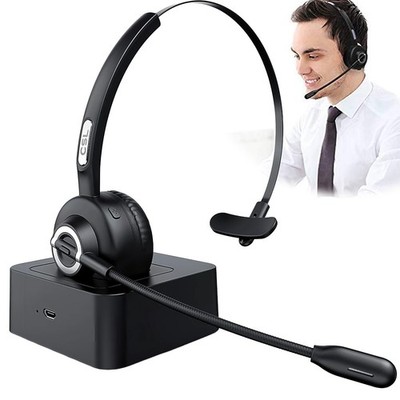 Trucker Kabellos Bluetooth Headset Mit Geräuschunterdrückung Mikrofon Headphone