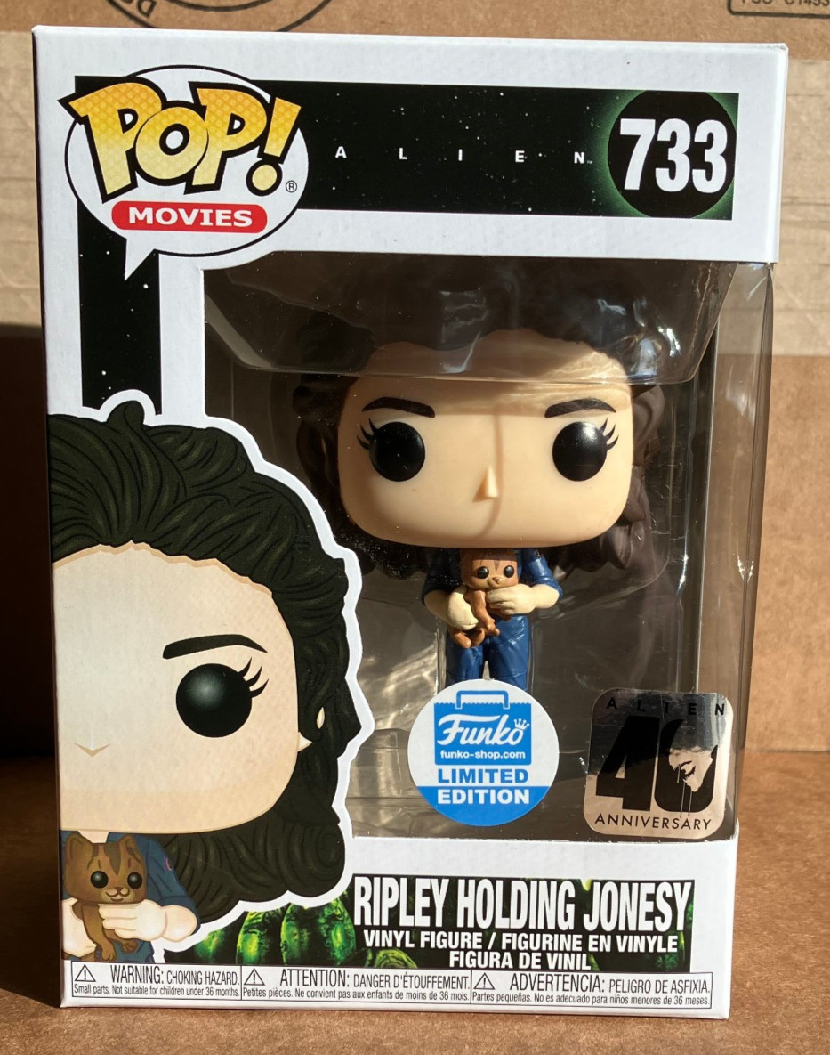 Sale Funko Alien Ripley Holding Jonesy #733 Limited Edition 40Th Anniversary Cat