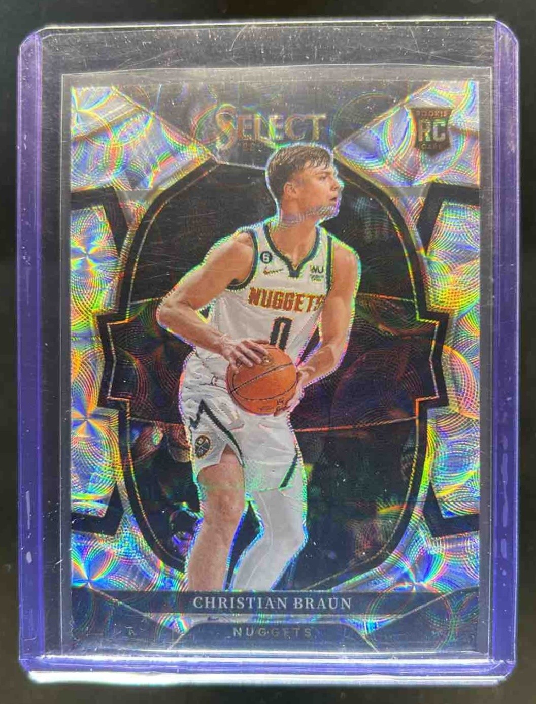 2022-23 Select Christian Braun Scope Prizms RC Concourse #85 Nuggets