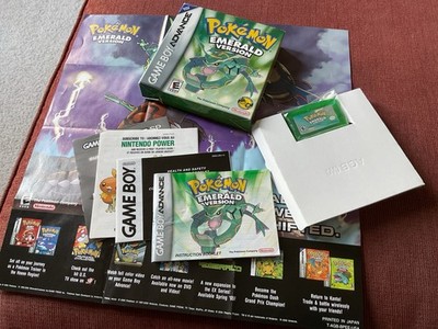 Pokemon Emerald Version Nintendo Gameboy Advance GBA Complete