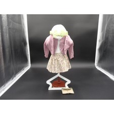 American Girl Kit Kittredge Meet Outfit Purse Floral Skirt Pink Cardigan Hat
