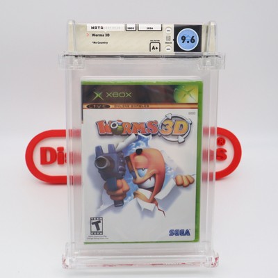 Xbox Game WORMS 3D 3-D - WATA GRADED 9.6 A+! NEW & Factory Sealed!
