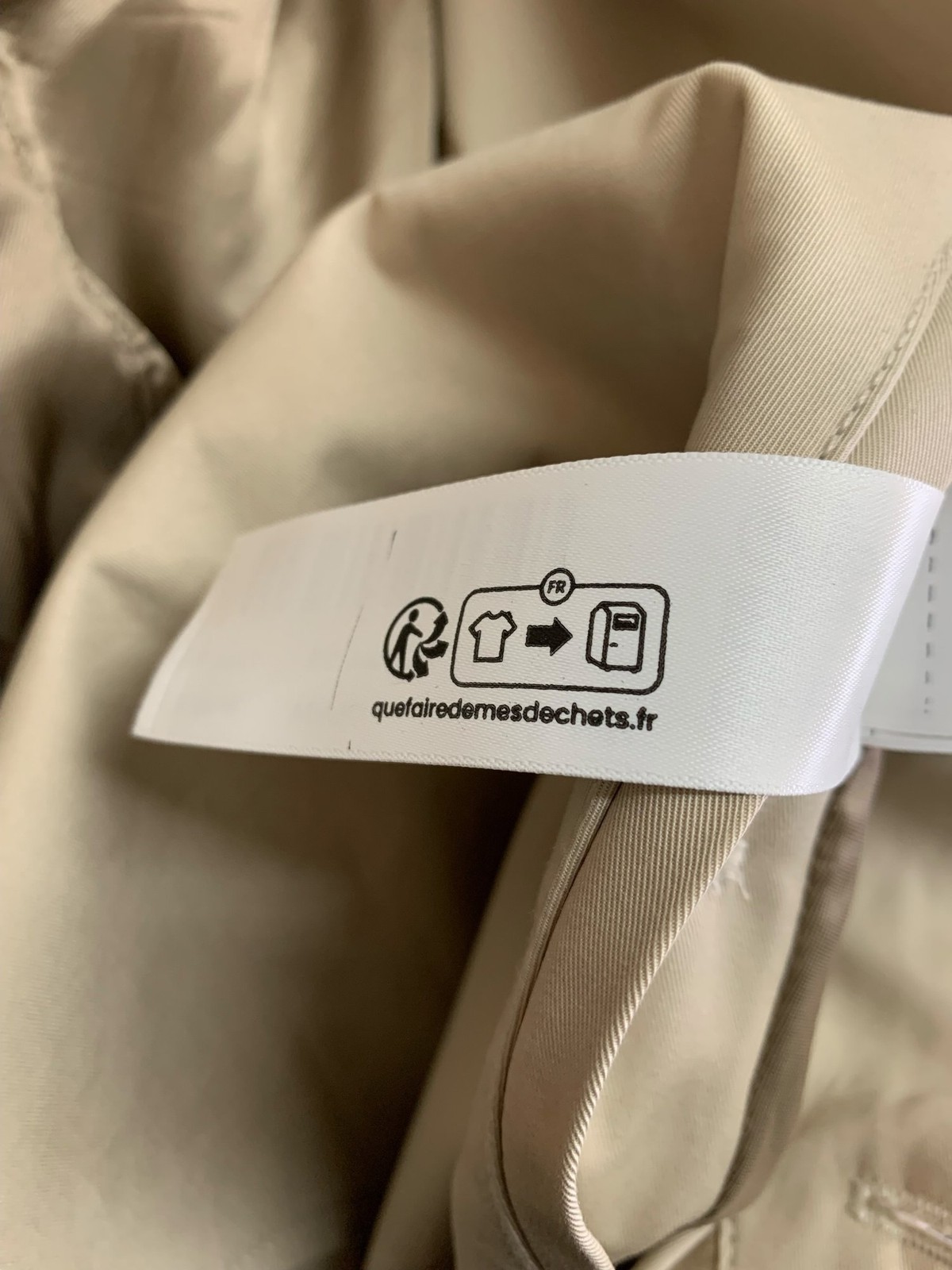 Massimo Dutti Beige Classic Button Oversized Coll… - image 16