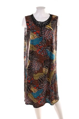 Laura Torelli Kleid Damenkleid L multicolor #7411