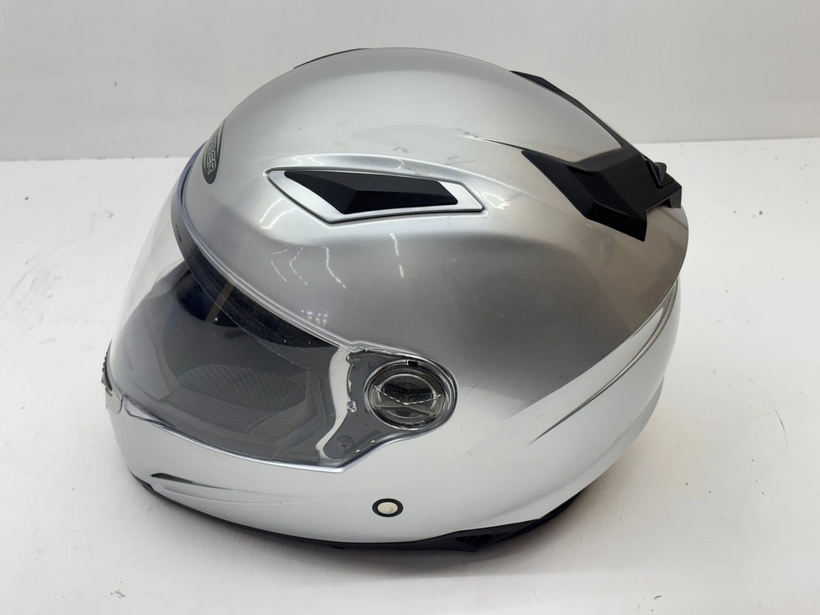 Cyber Men's Helmet Large Gray L Riding Head Protection Gear Motocross MX