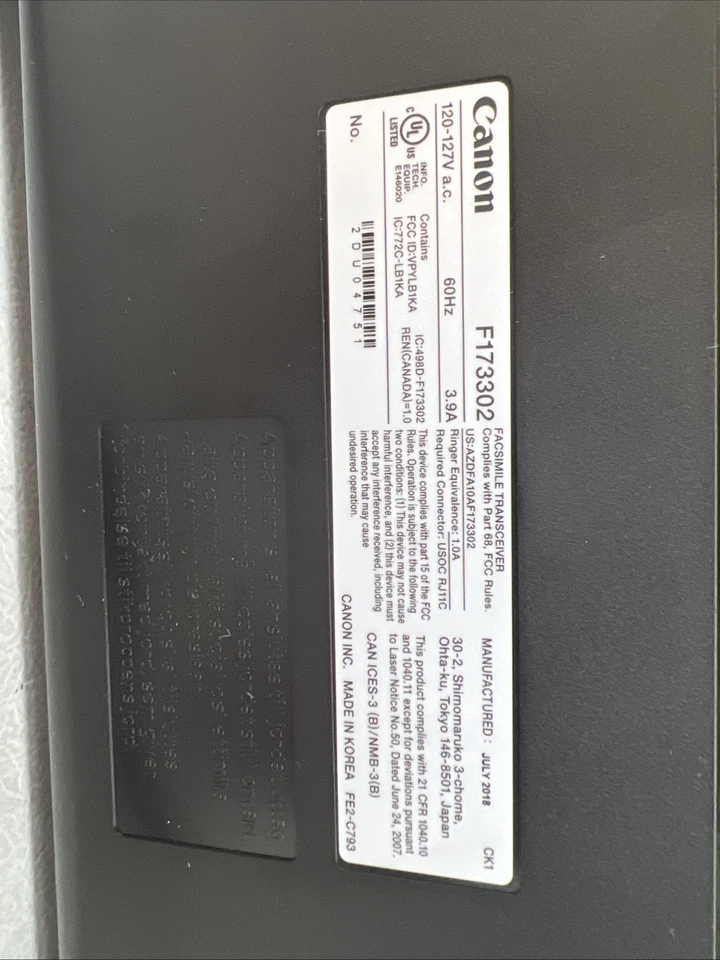 Canon ImageClass MF269DW Printer 1392 Pg Count w/ Toner: 100% & Drum:100% - Image 4 of 4