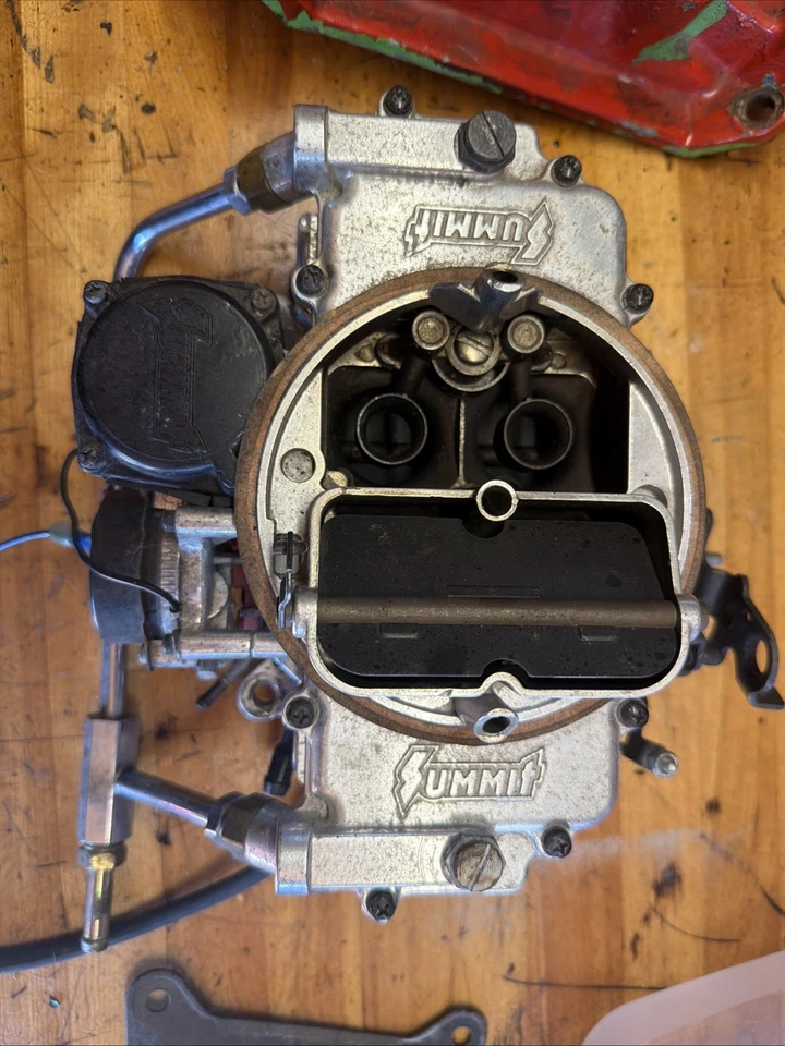 CHEVY FORD SUMMIT RACING 600 CFM 4 BBL CARBURETOR 08600VS ELECTRIC CHOKE 84055 - Image 2 of 3