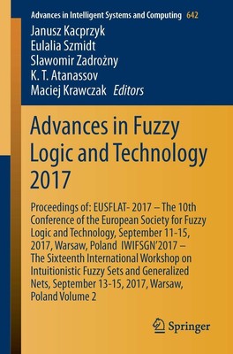 Janusz Kacprzyk (u. a.) | Advances in Fuzzy Logic and Technology 2017 | Buch