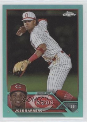 2023 Topps Chrome Update Aqua Refractor 67/199 Jose Garcia José Barrero 15m9