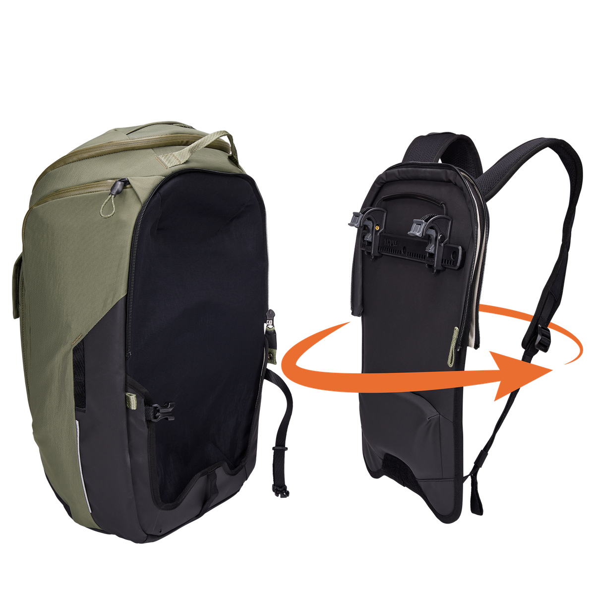 Zaino Thule Paramount Hybrid Pannier 26L - Soft Green 3205092