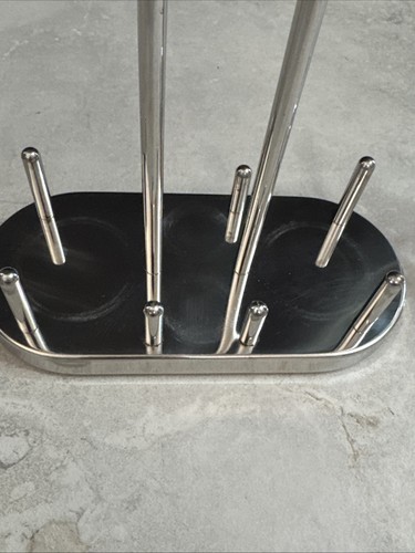 ALESSI Oil & Vinegar Stainless Steel Set #5074 Sottsass 18/10 Inox ITALY Gd3 - Picture 5 of 11