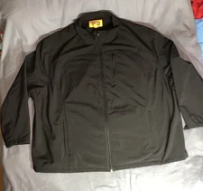 The Foundry Supply Co Men's 5XL Black Soft Shell Fleece Jacket Fleece-Lined