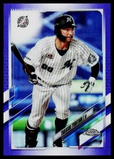 2021 Topps Chrome NPB #181 Hisanori Yasuda Purple Refractor #/299