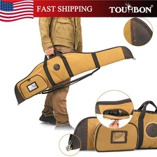 TOURBON Shooting Rifle Case Scope Protector Cover Ammo Pouch Tools Storage Bag
