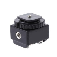 Metal Plastic Hot Shoe Converter Adapter For Nikon For Canon Flash to Camera